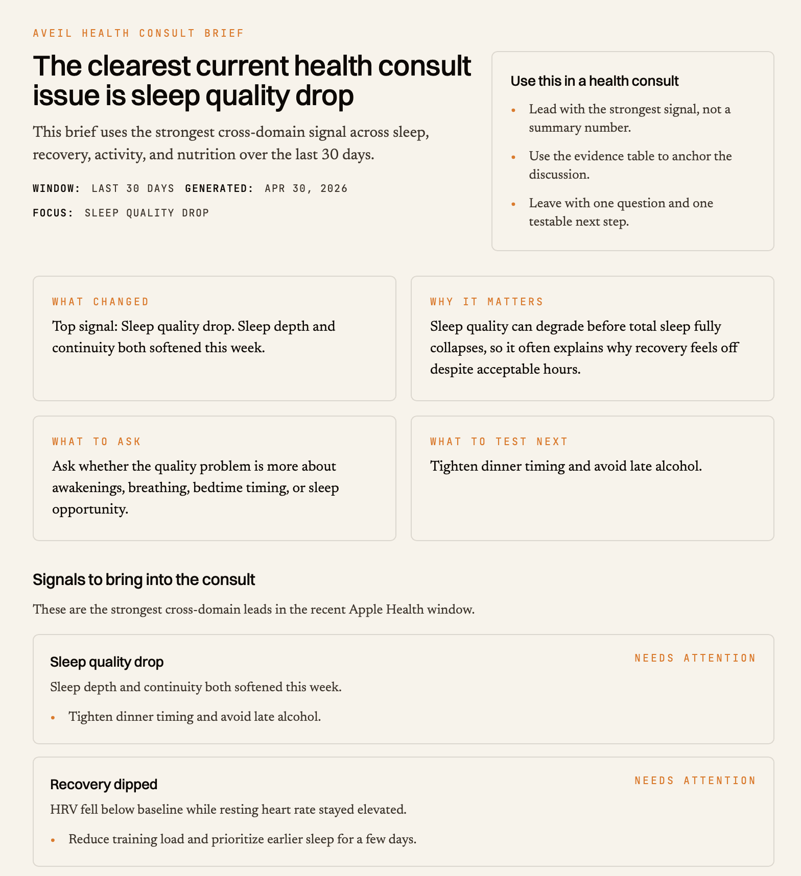 Aveil consult brief preview
